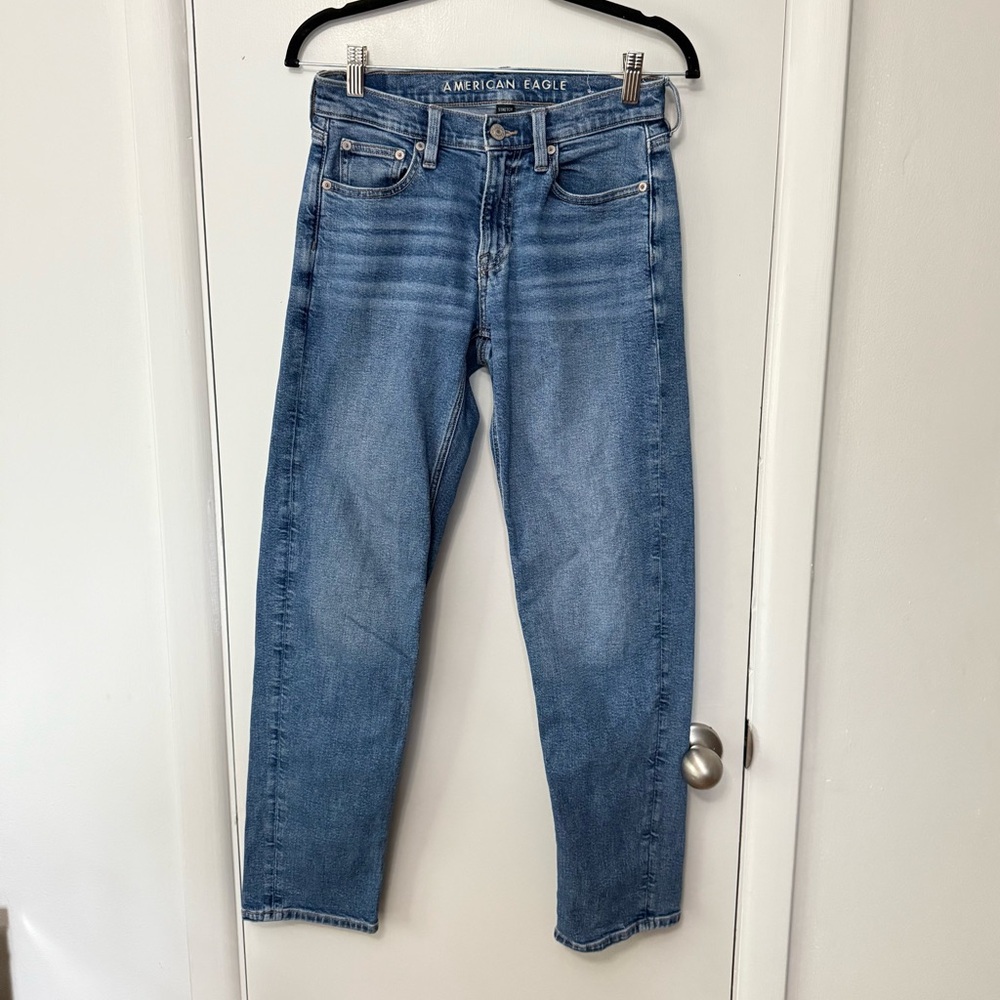 American Eagle Outfitters Medium Wash 90s Straight Jeans Size 0